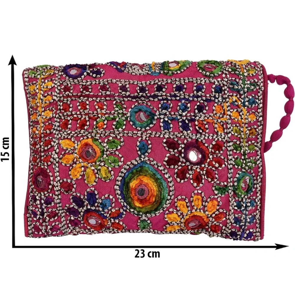 2 for $20 Must bundle/ 
Hand embroidered Mirrored clutch bags for women - Picture 8 of 10